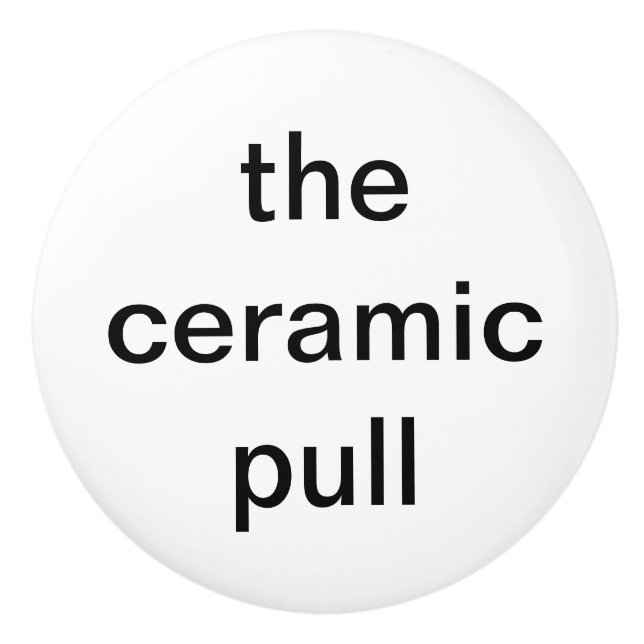 the ceramic pull (Front)