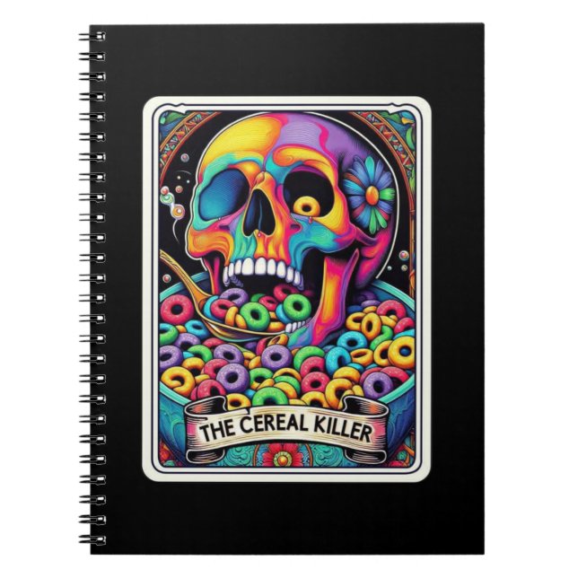 The Cereal Killer Tarot Card Notebook Collection (Front)