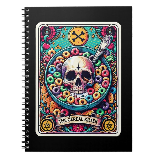 The Cereal Killer Tarot Card Notebook Collection (Front)