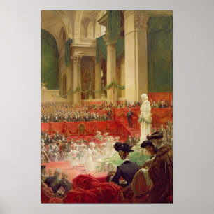 The Ceremony at the Pantheon Poster