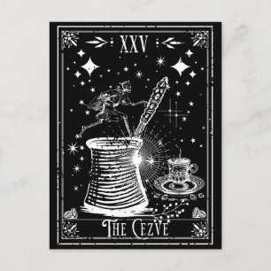 The Cezve Turkish Coffee Tarot Card