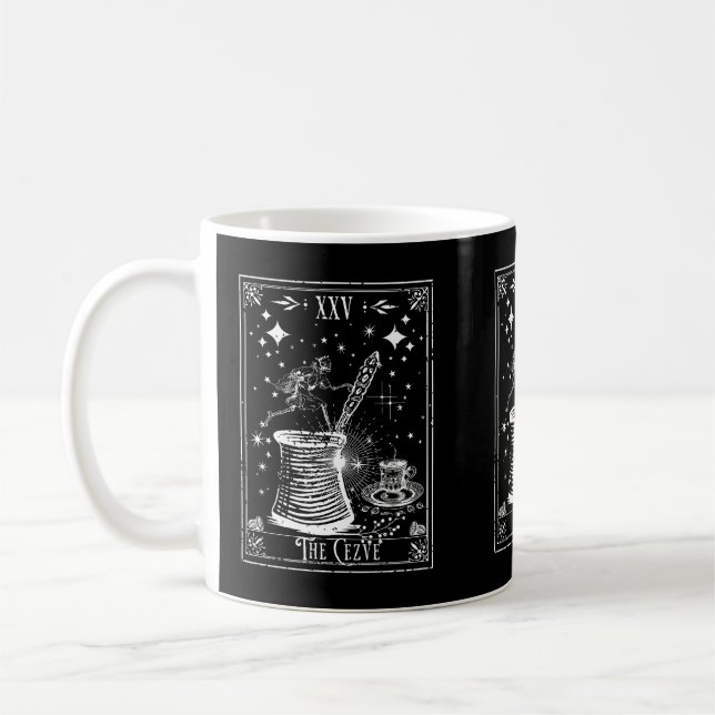 The Cezve Turkish Coffee Tarot Card Mug (Left)