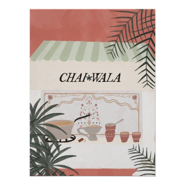 The Chai Wala's Window Poster (Front)
