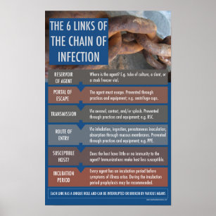 The chain of Inflectional Educational Poster