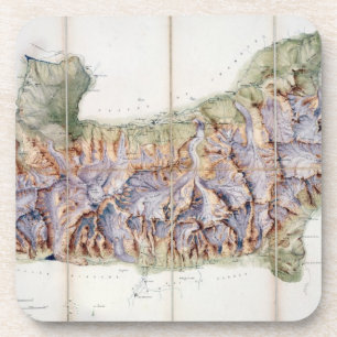 The Chain of Mont Blanc, from an actual survey in Coaster
