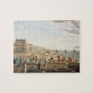 The Chain Pier at Brighton with Characters (etchin Jigsaw Puzzle