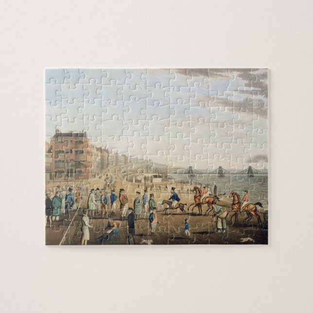 The Chain Pier at Brighton with Characters (etchin Jigsaw Puzzle (Horizontal)