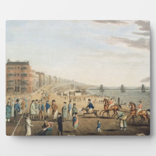 The Chain Pier at Brighton with Characters (etchin Plaque