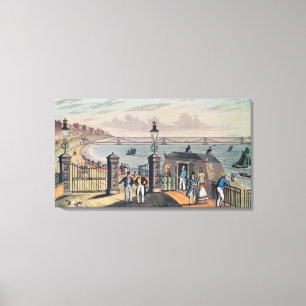 The Chain Pier on the front at Brighton Canvas Print