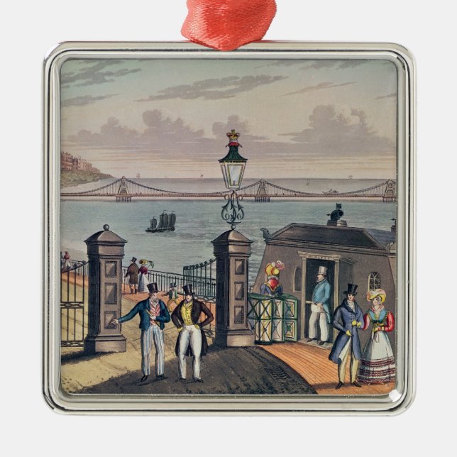 The Chain Pier on the front at Brighton Metal Tree Decoration (Front)