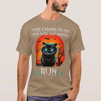 The Chains On My Mood Swing Just Snapped Run Black T-Shirt