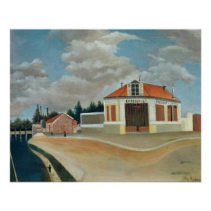 The chair factory at Alfortville, c.1897 Poster