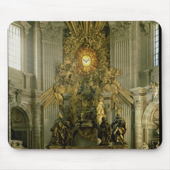The chair of St. Peter, 1665 Mouse Mat (Front)