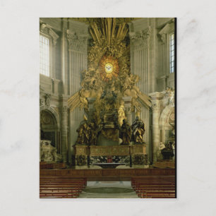 The chair of St. Peter, 1665 Postcard