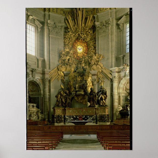 The chair of St. Peter, 1665 Poster (Front)