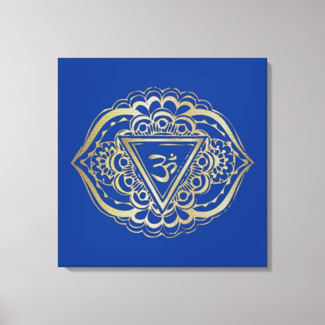The Chakras Ajna - Wrapped Canvas (Front)