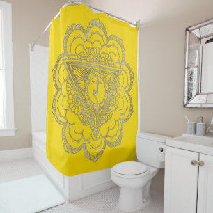 The Chakras Manipura - Shower Curtain