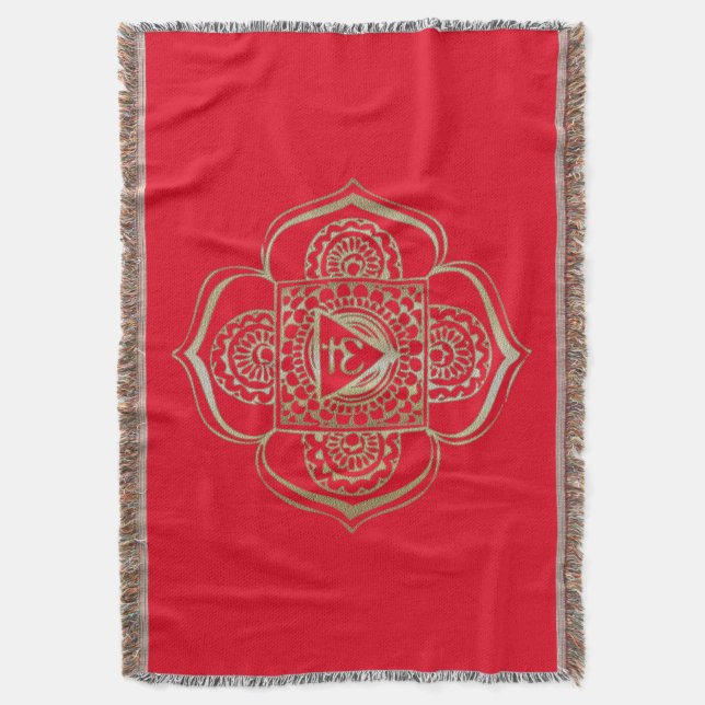 The Chakras Muladhara - Blanket (Front Vertical)