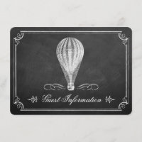 The Chalkboard Hot Air Balloon Wedding Collection