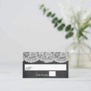 The Chalkboard & Lace Wedding Collection Place Card