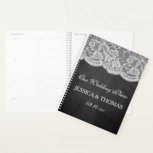 The Chalkboard & Lace Wedding Collection Planner
