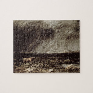 The Challenge on the Moors, near Bettws-y-Coed, No Jigsaw Puzzle