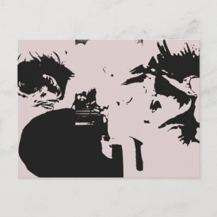 The Challengers Art and Tashi B+W (stone) Postcard
