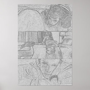 The Challengers Art and Tashi (Light Grey) Poster