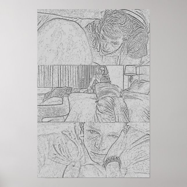 The Challengers Art and Tashi (Light Grey) Poster (Front)
