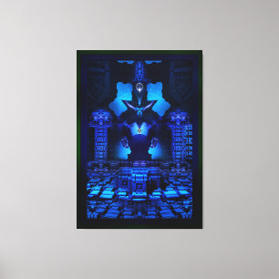 The Chamber Of Talidos by Xzendor7 Canvas Print