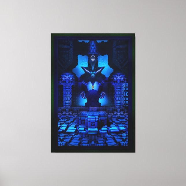 The Chamber Of Talidos by Xzendor7 Canvas Print (Front)