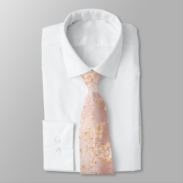 The Champagne Velvet  Series Design 2  Tie (Tied)