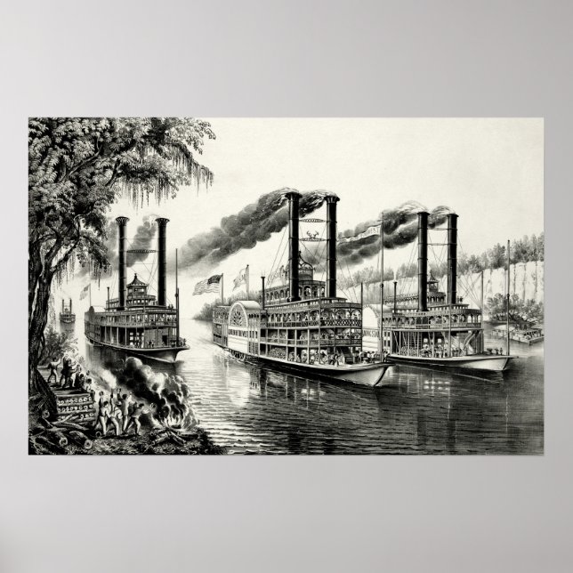 The Champions of the Mississippi - A Race Poster (Front)