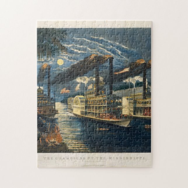 The Champions of the Mississippi   Jigsaw Puzzle (Vertical)