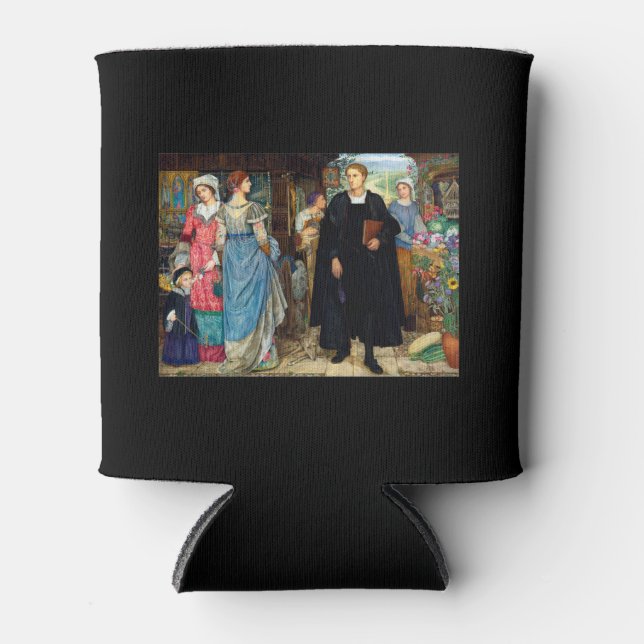 The Chance Meeting c. 1907 By Kate Elizabeth Bunce Can Cooler (Front)