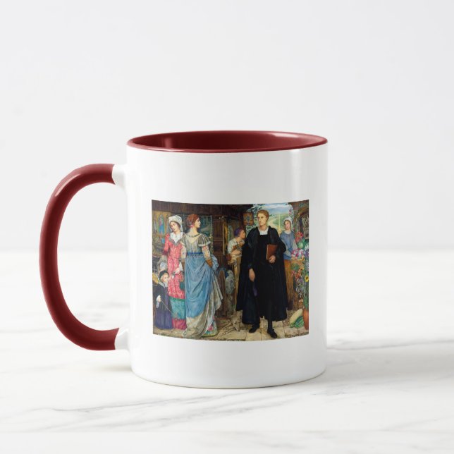 The Chance Meeting c. 1907 By Kate Elizabeth Bunce Mug (Left)