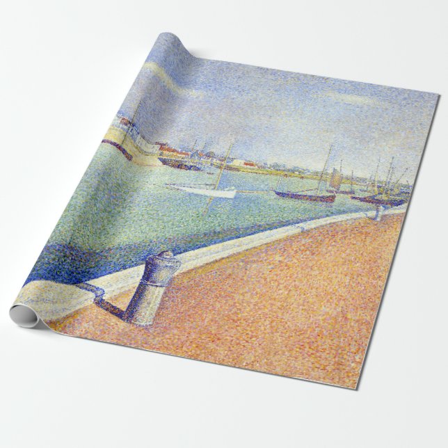 The Channel of Gravelines, Petit Fort Philippe Wrapping Paper (Unrolled)