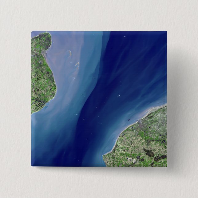 The Channel Tunnel 15 Cm Square Badge (Front)