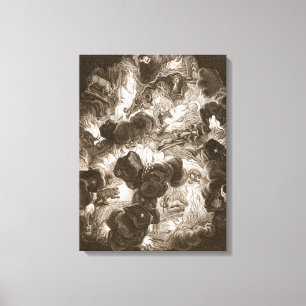 The Chaos, engraved by Bernard Picart (1673-1733), Canvas Print