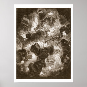 The Chaos, engraved by Bernard Picart (1673-1733), Poster