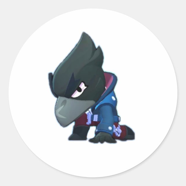 the chaotic world of Brawl Stars with Stickrs Game Classic Round Sticker (Front)