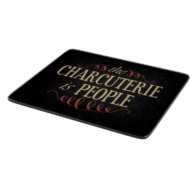 The Charcuterie Is People Cutting Board (Corner)