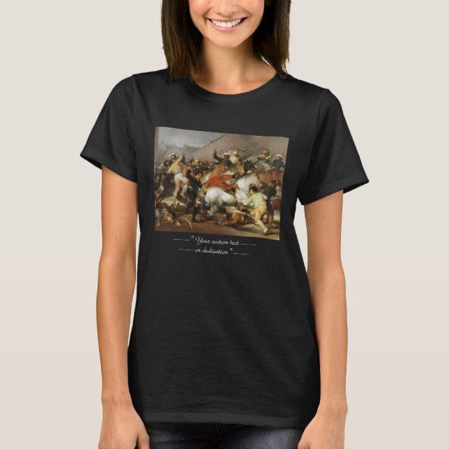 The Charge of Mamelukes Francisco José de Goya T-Shirt (Front)
