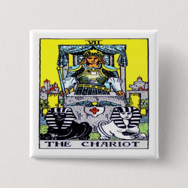 The Chariot 15 Cm Square Badge (Front)