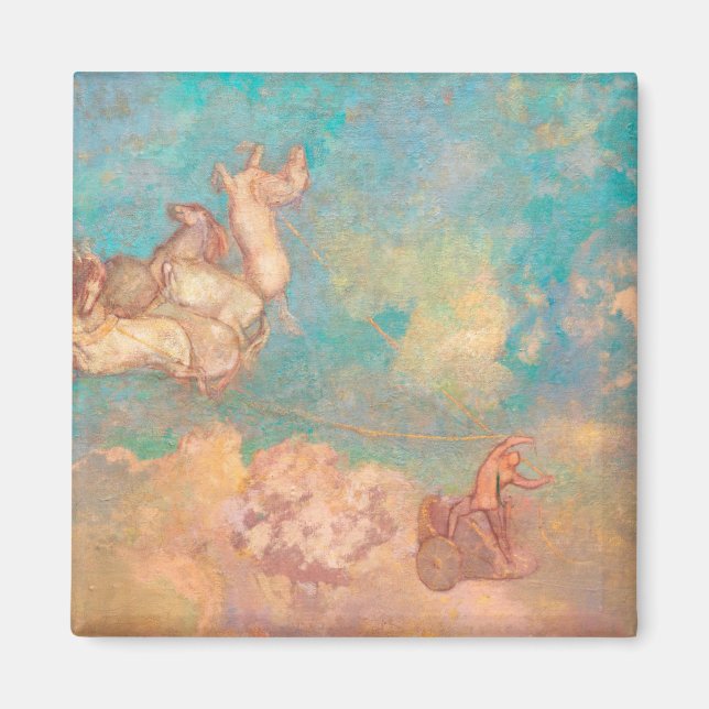 The Chariot Of Apollo 1905 By Odilon Redon Magnet (Front)
