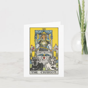 The Chariot tarot card - Rider Waite Smith tarot
