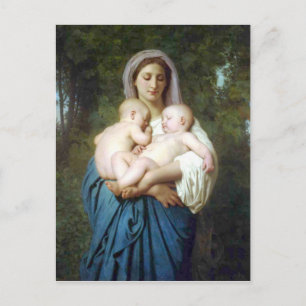The Charity by William-Adolphe Bouguereau Postcard