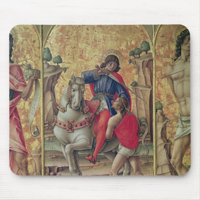 The Charity of St. Martin Mouse Mat (Front)