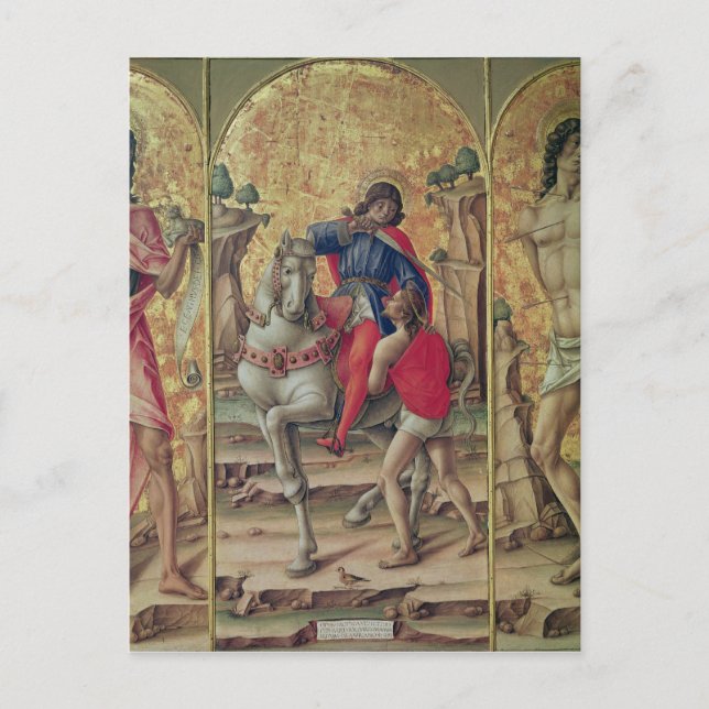 The Charity of St. Martin Postcard (Front)