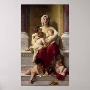The Charity Poster by the Master Bouguereau